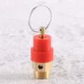 Pressure relief valve 1/4 Zoll PT air compression valve red + gold. 