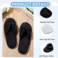 Hyper Hawk: Premium Quality Anti Slip Soft Cotton Slippers For Men and Women , Cotton Spa Slippers for Girls and Boys, House Slippers In Black. 