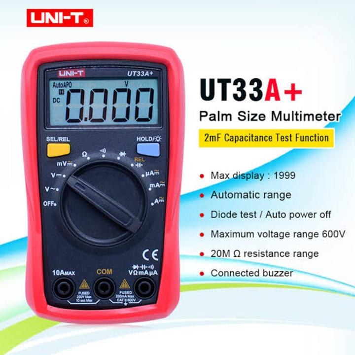 UT33A+ Palm Size Multimeter