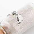 Best Friends Forever 3/4pcs/set Stitching Heart Pendant Necklace Three Colors Crystal Couple Friendship Necklace Gift Jewelry. 