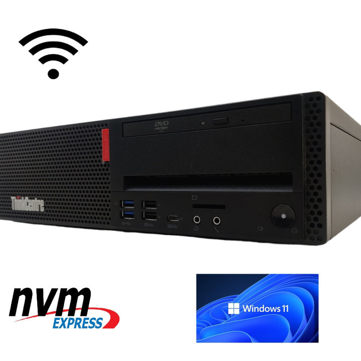 Lenovo%209th%20Gen%20SFF%20PC-%20Core%20i3%209th%20Processor,%2016GB%20DDR4%20RAM,%20128GB%20NVMe%20M2,%20500GB%20HDD,%20Intel%20UHD%204K%20Graphics,%20Wifi,%20LAN%20-%20Image%204