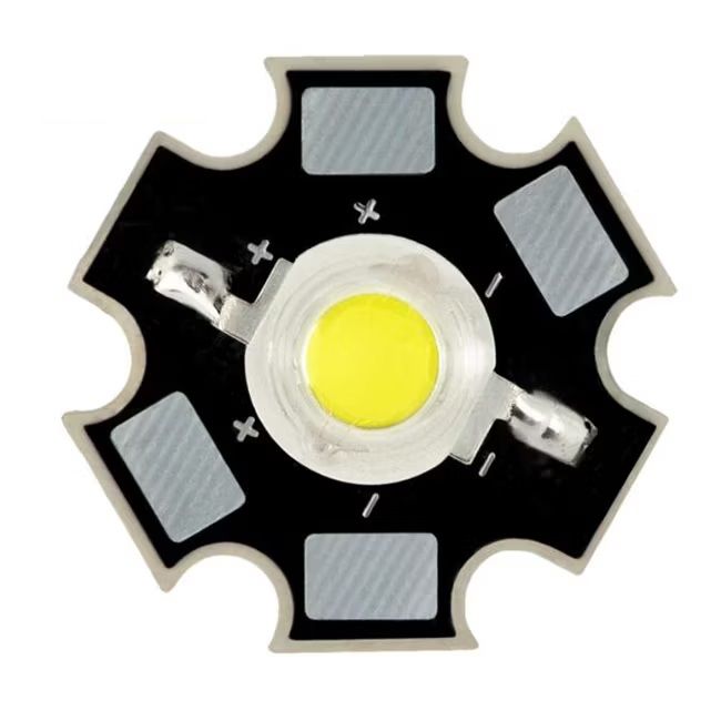 2pcs%201W%205V%203V-7V%20High%20Power%20RED%20LED%20PCB%20heatsink%20Plum%20Shape%20630nm%20with%20100ohm%20resistor%2020mm%20-%20Image%202