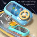 Car Racing Adventure Game with USB + Cells Option Sound Simulation Driving Music Effects Child Steering Wheel Toy Gifts. 