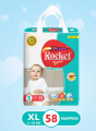 Rocket Premium Diapers All Size ( 1-2, 3, 4, 5, 6 ). 