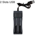18650 Battery Charger Black 1 2 4 Slots AC 110V 220V Dual For 18650 Charging 3.7V Rechargeable Lithium Battery Charger. 