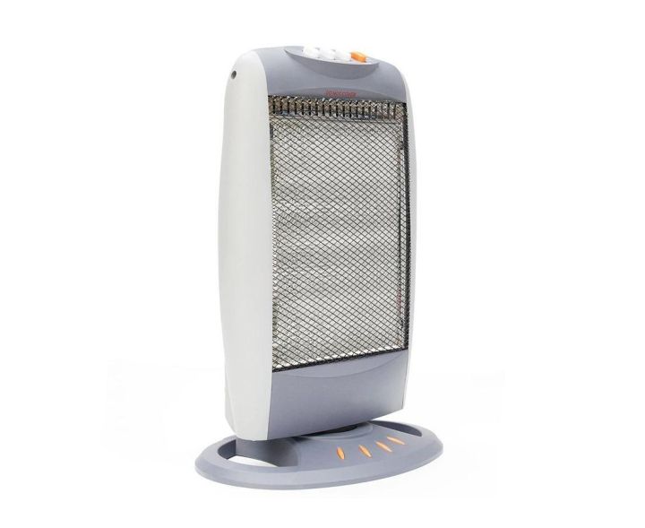 Halogen imported electric heater 3 heat settings 1200 w with safety