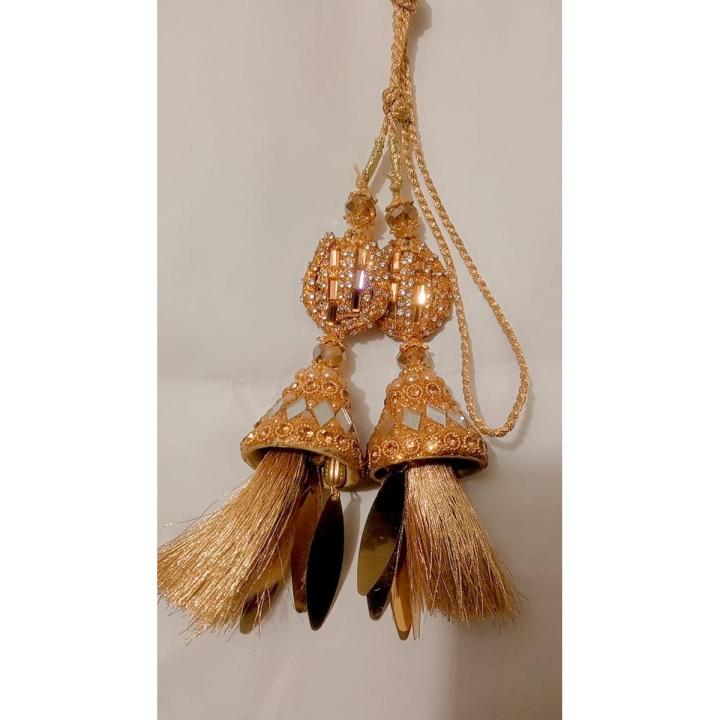 Fancy Hanging Tussels - Golden Tussels for Clothes - Fancy Tassel For Suit - Hanging Tussels - Tussels for Ladies Cloths - Hanging Tussels