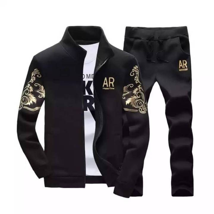 Pack Of 2 Branded Printed Hoodie & Sweat Pant For Men WCa52