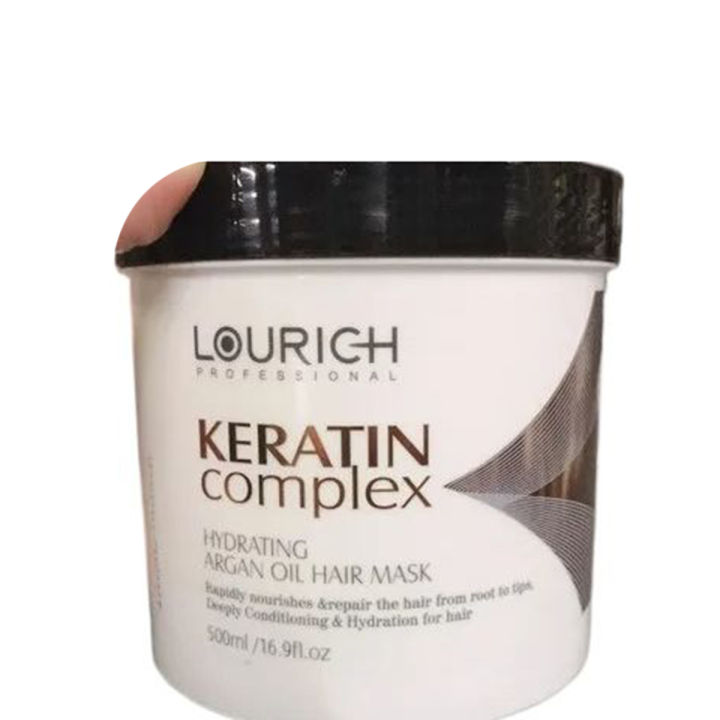 LOURICH Professional Keratin Complex Hydrating Argan Oil Hair Mask 500ml