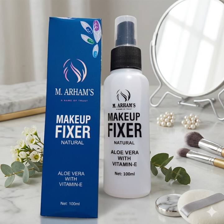 Makeup Fixer Spray for Women Long-Lasting & Oil-Free Setting Spray | Hydrating & Lightweight Formula | Smudge-Proof & Sweat-Resistant | 100ml