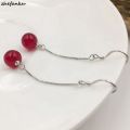 【IKE】JoJos Bizarre Adventure Cosplay Earrings Kakyoin Noriaki Cherry Drop Earrings for Women Men 1:1 Custom Ear Clip Jewelry. 