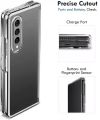 Galaxy Z Fold 3/4/5/6 PC  Transparent Case for Samsung Fold 3 / 4 / 5 / 6 Protective Phone Cover Hard PC Clear Protection Shell. 