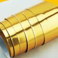 12x48 Inch Steel Golden Vinyl Car Wrapping Decal Car Motorcycle Laptop Bike Helmet Decoration Sticker Wrapping. 