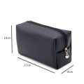 【HOT】 Personalized Embroidery Small Makeup Bag PU Leather Travel Cosmetic Pouch Toiletry Bag For Women Portable Water-Resistant. 