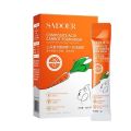 SADOER 12Pcs Complex Acid Carrot foam blackhead removing facial mask SD91877. 