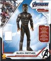 BLACK PANTHER DELUXE 3D MUSCLE COSTUME SET CLOTHING SET WITH MASK FOR KIDS. 