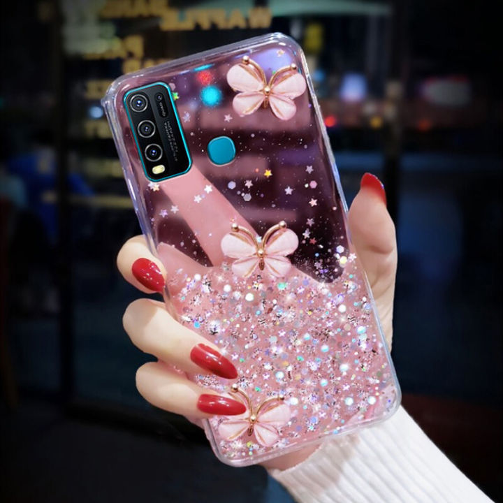 For%20Vivo%20Y30%20Back%20Cover%20Luxury%203D%20Diamond%20Butterfly%20Shiny%20Glitter%20Gold%20Foil%20Space%20Starry%20Cases%20Clear%20Soft%20Silicone%20Bumper%20Mobile%20Phone%20Case%20for%20Girls%20Boy%20-%20Image%203