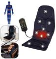 Back Massager Shiatsu Massage Seat Cushion Deep Kneading Self 4 Vibrations Relieve Muscle Soreness for PU Leather. 