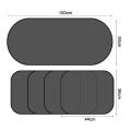 PECHAM Car Sun Shade Mesh sunshade Window Sun Protector Windshield Sunshade Axia Myvi Saga vvt BLM FLX Persona bezza. 