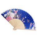 Flower Fans Vintage Bamboo Folding Hand Held Flower Fan Chinese Style Dance Party Decoration fans Wedding Flower Fan abanico NEW. 