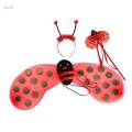 Ladybird Costume Kids Girls Ladybird Dress up Cute Halloween Ladybug Costumes for Birthday Holiday. 