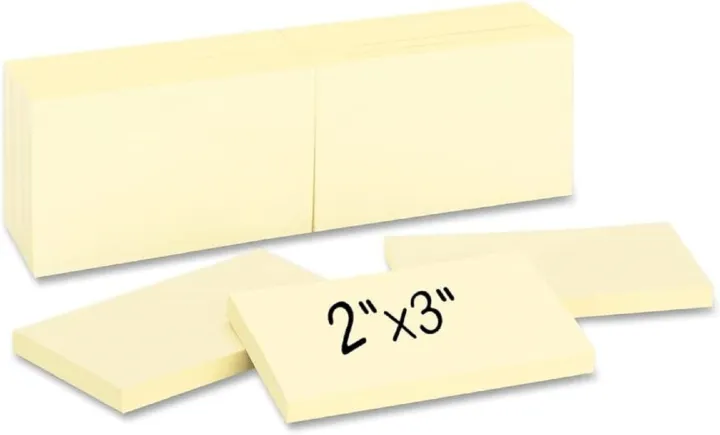 Yellow/Pink Sticky Note Pad 2