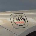 Fuel Tank Sticker (Black) Toyota Latest Style, Petrol Tank Decoration Stickers for Car by Sticker Saloon. 