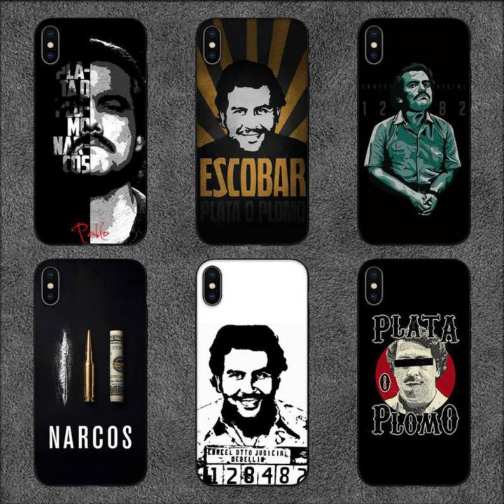 Narcos TV series Pablo escobar Printing Phone Case For iPhone 11 12 Mini 13 14 Pro XS Max X 8 7 6s Plus 5 SE XR Shell