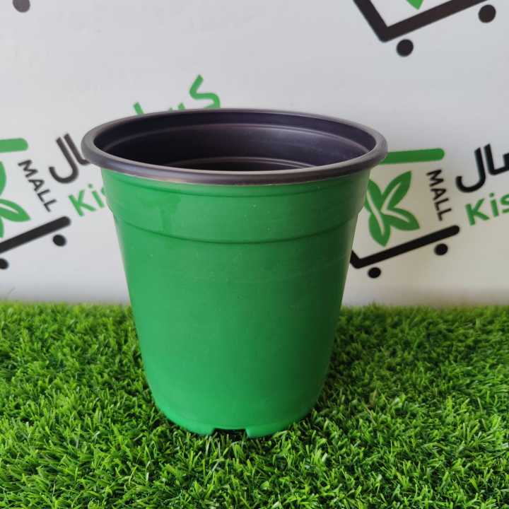 6 Pc Plastic Pots 6 Inch