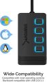 Sabrent 4-Port USB 3.0 Hub with Individual LED Power Switches (HB-UM43). 