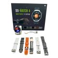 D9 Watch 4 Pro Smartwatch - 49mm OLED Display, Multi-Sport Mode, Waterproof - 7+1 Strap Set. 