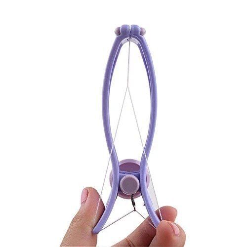 Slique Facial Hair Threading Machine kit for Eyebrows, Face, Legs and Hand - Manual Mini Hair thread Remover for Men and Women