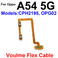 Power Volume Flex Cable For OPPO A52 A53 A54 A55 A55S 4G 5G On OFF Power Volume Button Switch Control Key Flex Ribbon Part. 