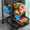 Modern Metal Kitchen Drawer Trolleys Space Saver. 