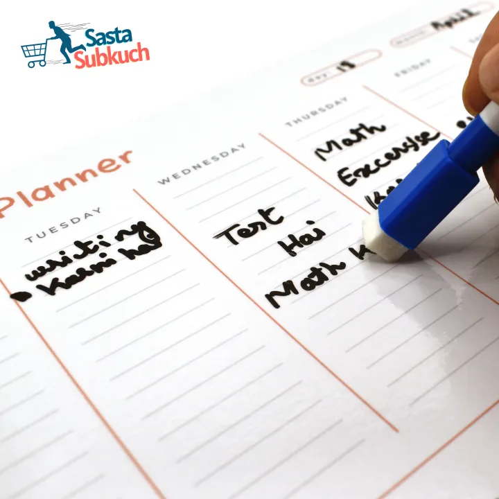 "Weekly%20Planner%20A4%20Size%20Laminated%20-%20Planner%20Notebook%20&%20Journal%20-%20Ideal%20for%20Students,%20Professionals,%20and%20Girls%20-%20Plan%20Your%20Week%20with%20Our%20Planner%20Diary%20&%20Notepad"%20-%20Image%207