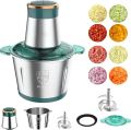 Silver Crest Quad Blades Meat Chopper with Stainless 304 grade Steel Bowl 3 Litres - Electric Food Processor, Multipurpose Smart Kitchen Food Chopper Vegetable Fruit Cutter Onion Slicer Dicer, Blender and Mincer. 