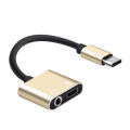 Original Type C to 3.5mm Headphone Jack Adapter 2-in-1 Audio and Charging Converter for Android, USB Type C to Aux Audio and Charging Splitter. 