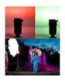 Flash Diffuser Color Gels 20x For DLSR Flash Canon Nikon Yongnuo RT Apkina Shanny. 