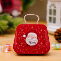Christmas Hand Bags Decoration Makou Iron Handbag Candy Box For Kids Gift Small Iron Box Mini Handbag Christmas Decorations. 