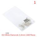 1440Pcs Crystal Nail Art Stones Flatback Rhinestones For Nail Art DIY Manicure MJ. 