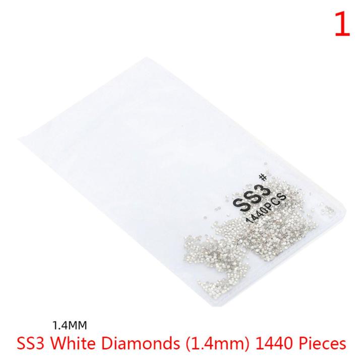 1440Pcs Crystal Nail Art Stones Flatback Rhinestones For Nail Art DIY Manicure MJ