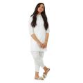 EGO Fall 2019 Off White Cotton 2Pcs Stitched For Women. 