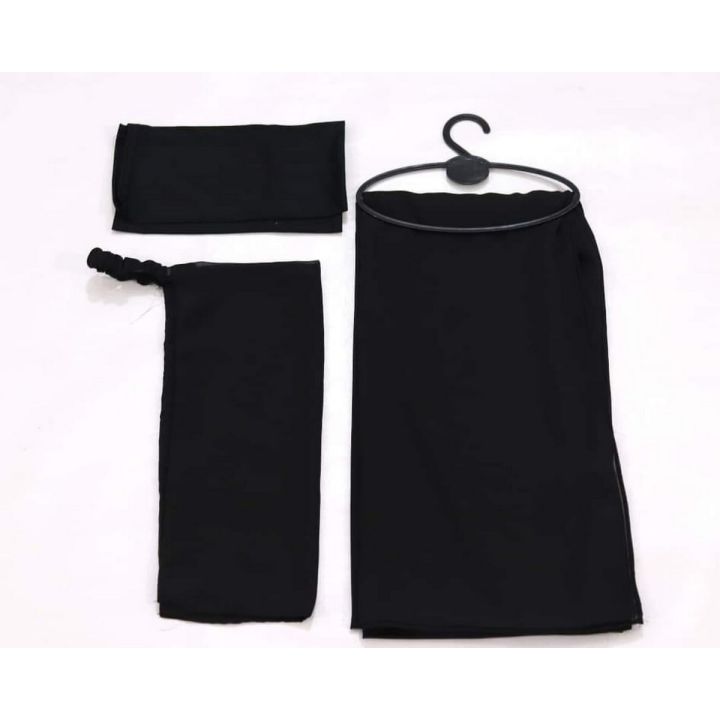 Pack of Georgette Hijab,Niqab & Matching Cap