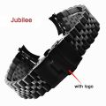 316L Solid Stainless Steel Strap for Seiko SKX009 Jubilee Bracelet Curved End Men Watch Accessory 18mm 19mm 20mm 21mm 22mm 24mm. 