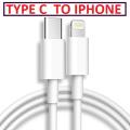 USB-C to Lightning cable for charging and syncing Compatible for Iphone charging cable. 