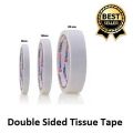 Pack of 3 Double Sided Tissue Tape - White. 