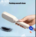 Self Cleaning Hair Brush Massage Anti-static Hair Smoothing and Styling Tool. 