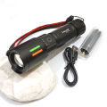 Rechargeable X-Balog BL-611 TG Multi Functional Emergency Torch Imported Super Strong High Beam Telescopic zoom Torch Flashlight Laser LED Torch 800 meters to 1km Range 26650 Battery. 