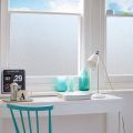 2Pc Frosted Window Film,Bathroom Office Privacy Glass Sticker,DIY Decorative Smart Film Static Cling,No Glue Removable 40 X 100cm. 