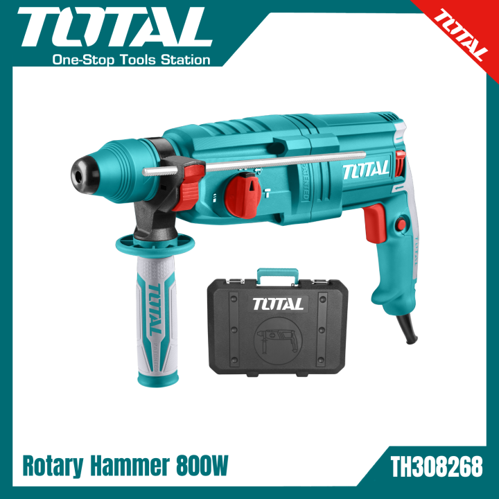 TOTAL%20TH308268%20Electric%20Rotary%20Hammer%20800W%20(3%20way)%20with%203%20drills%20and%202%20chisels%20-%20Image%207